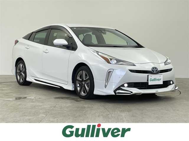 トヨタ プリウス S ツーリングセレクション 千葉県 2020(令2)年 4.1万km プラチナホワイトパールマイカ トヨタセーフティーセンス/・プリクラッシュセーフティ/・オートマチックハイビーム/・レーダークルーズコントロール/・ブラインドスポットモニター/・レーンディパーチャーアラート/モデリスタエアロ/純正9インチSDナビ/・型式：WSZT-Y68T/・CD/フルセグTV/Bluetooth/AM/FM/パノラマモニター/コーナーセンサー/レザーシート/シートヒーター/ETC/純正17インチアルミホイール/純正フロアマット/ステアリングスイッチ/LEDオートヘッドライト/プッシュスタート/禁煙車