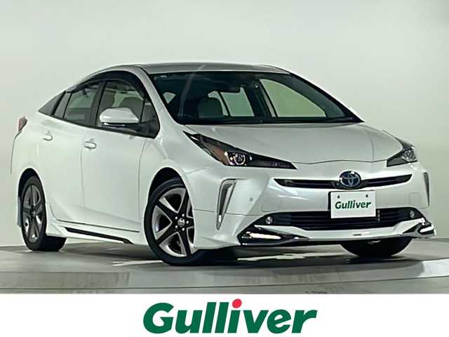 トヨタ プリウス Sツーリングセレクション 広島県 2020(令2)年 4.1万km プラチナホワイトパールマイカ トヨタセーフティーセンス/・プリクラッシュセーフティ/・オートマチックハイビーム/・レーダークルーズコントロール/・ブラインドスポットモニター/・レーンディパーチャーアラート/モデリスタエアロ/純正9インチSDナビ/・型式：WSZT-Y68T/・CD/フルセグTV/Bluetooth/AM/FM/パノラミックビューモニター/ビルトインETC/コーナーセンサー/レザーシート/前席シートヒーター/純正17インチアルミホイール/純正フロアマット/ステアリングスイッチ/LEDオートヘッドライト/プッシュスタート/禁煙車