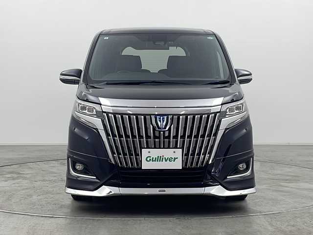 トヨタ エスクァイア ハイブリッド Gi 群馬県 2019(令1)年 3.4万km スパークリングブラックパールクリスタルシャイン 純正10型ナビ　純正12.1型後席モニター　両側電動スライドドア　モデリスタエアロ　ドライブサポートイルミ　クルーズコントロール　シートヒーター　衝突被害軽減ブレーキ　純正ビルトインETC2.0 禁煙