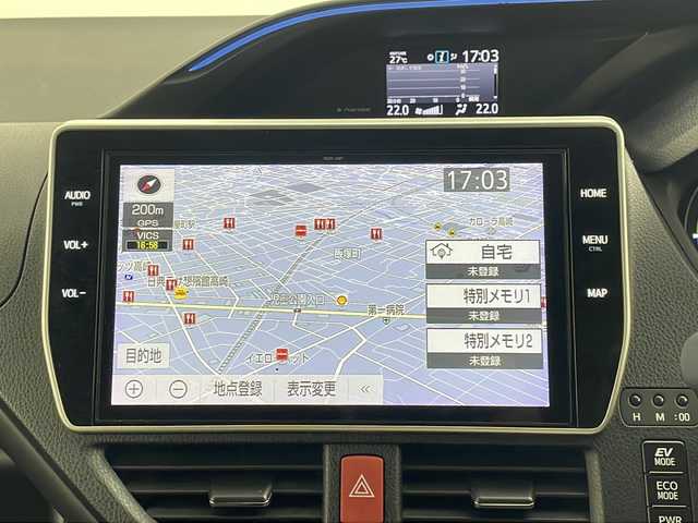 トヨタ エスクァイア ハイブリッド Gi 群馬県 2019(令1)年 3.4万km スパークリングブラックパールクリスタルシャイン 純正10型ナビ　純正12.1型後席モニター　両側電動スライドドア　モデリスタエアロ　ドライブサポートイルミ　クルーズコントロール　シートヒーター　衝突被害軽減ブレーキ　純正ビルトインETC2.0 禁煙