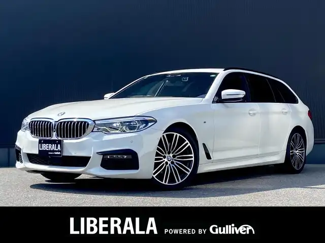ＢＭＷ ５２３ｉ ツーリング Mスポーツ 栃木県 2019(令1)年 4.6万km アルピンホワイトⅢ HUD /ACC /全方位カメラ　/純正ナビ　/フルセグ　/パワーシート　/インテリジェントS /CD/DVD /電動リアゲート　/ルームミラー一体型ETC /LED /純正19インチAW
