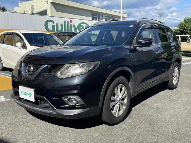 日産 エクストレイル 20X エマージェンシーブレーキ 静岡県 2016(平28)年 8.6万km ダイヤモンドブラック ワンオーナー/純正ナビ/ワンセグTV/DVD/CD/BT/全方位カメラ/パワーバックドア/カプロンシート/前席シートヒーター/TVキャンセラー/エマージェンシーブレーキ/レーンキープアシスト/クルーズコントロール/ブラインドスポットモニター/前後コーナーセンサー/ビルトインETC/LEDヘッドライト/ルーフレール/ステアリングスイッチ/スマートキー×2/保証書/取扱説明書/ナビ取扱説明書/H29/31/R3/5/7点検記録簿有