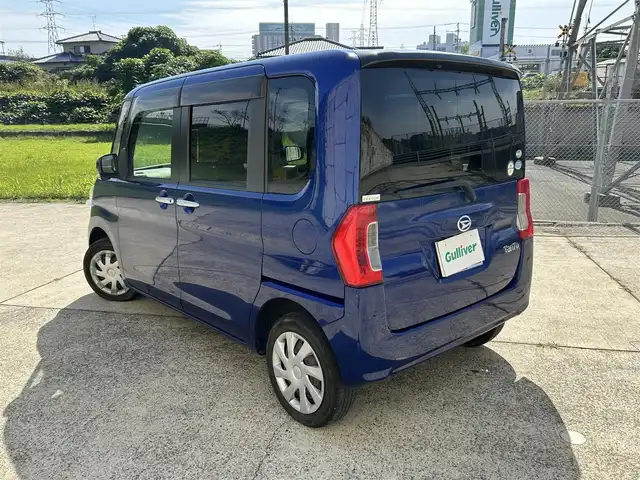 ダイハツ タント X SA Ⅲ 長崎県 2017(平29)年 7万km ディープブルークリスタルマイカ ワンオーナー/純正メモリナビ/（CD/DVD/BT/フルセグ）/バックカメラ/衝突軽減システム/レーンアシスト/片側パワースライドドア/シートヒーター/ドライブレコーダー/ETC/スマートキー/プッシュスタート