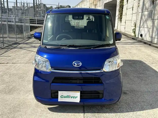 ダイハツ タント X SA Ⅲ 長崎県 2017(平29)年 7万km ディープブルークリスタルマイカ ワンオーナー/純正メモリナビ/（CD/DVD/BT/フルセグ）/バックカメラ/衝突軽減システム/レーンアシスト/片側パワースライドドア/シートヒーター/ドライブレコーダー/ETC/スマートキー/プッシュスタート