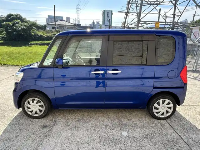 ダイハツ タント X SA Ⅲ 長崎県 2017(平29)年 7万km ディープブルークリスタルマイカ ワンオーナー/純正メモリナビ/（CD/DVD/BT/フルセグ）/バックカメラ/衝突軽減システム/レーンアシスト/片側パワースライドドア/シートヒーター/ドライブレコーダー/ETC/スマートキー/プッシュスタート