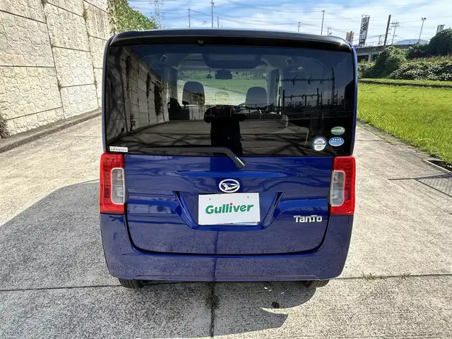 ダイハツ タント X SA Ⅲ 長崎県 2017(平29)年 7万km ディープブルークリスタルマイカ ワンオーナー/純正メモリナビ/（CD/DVD/BT/フルセグ）/バックカメラ/衝突軽減システム/レーンアシスト/片側パワースライドドア/シートヒーター/ドライブレコーダー/ETC/スマートキー/プッシュスタート