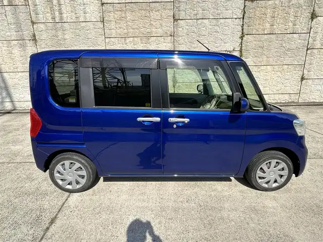 ダイハツ タント X SA Ⅲ 長崎県 2017(平29)年 7万km ディープブルークリスタルマイカ ワンオーナー/純正メモリナビ/（CD/DVD/BT/フルセグ）/バックカメラ/衝突軽減システム/レーンアシスト/片側パワースライドドア/シートヒーター/ドライブレコーダー/ETC/スマートキー/プッシュスタート