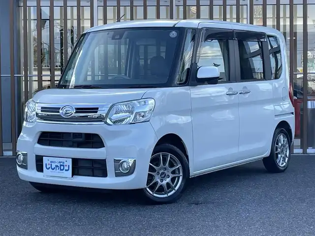 ダイハツ タント X ターボ SAⅡ 鳥取県 2016(平28)年 9.1万km パールホワイトⅢ (株)IDOMが運営する【じしゃロン鳥取店】の自社ローン専用車両になります。こちらは現金またはオートローンご利用時の価格です。自社ローンご希望の方は別途その旨お申付け下さい/純正ナビ（NSZP-W66DE）/CD/DVD/フルセグTV/Bluetooth接続/バックカメラ/ETC/ステアリングリモコン/純正フロアマット/社外フリップダウンモニター/衝突軽減被害システム/片側パワースライドドア/プッシュスタート/スマートキー/ドアバイザー/オートライト/オートエアコン/フォグランプ/横滑り防止装置/電動格納ミラー/取扱説明書