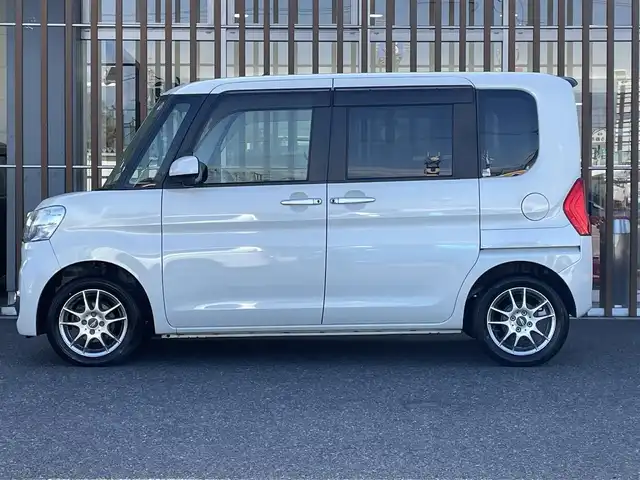 ダイハツ タント X ターボ SAⅡ 鳥取県 2016(平28)年 9.1万km パールホワイトⅢ (株)IDOMが運営する【じしゃロン鳥取店】の自社ローン専用車両になります。こちらは現金またはオートローンご利用時の価格です。自社ローンご希望の方は別途その旨お申付け下さい/純正ナビ（NSZP-W66DE）/CD/DVD/フルセグTV/Bluetooth接続/バックカメラ/ETC/ステアリングリモコン/純正フロアマット/社外フリップダウンモニター/衝突軽減被害システム/片側パワースライドドア/プッシュスタート/スマートキー/ドアバイザー/オートライト/オートエアコン/フォグランプ/横滑り防止装置/電動格納ミラー/取扱説明書