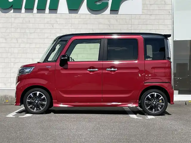 スズキ スペーシア カスタム HYBRID XS 宮崎県 2018(平30)年 2.6万km フェニックスレッドパール/ブルーイッシュブラックパール 社外SDナビ/（CD/DVD/AM/FM/BT)/フルセグTV/ステアリングスイッチ/D席シートヒーター/横滑り防止機能/両側パワースライドドア/アイドリングストップ/ETC