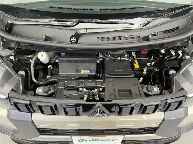 三菱 デリカミニ T プレミアム 滋賀県 2025(令7)年 0.1千km アイボリー 未使用車/純正9型ディスプレイオーディオ/Bluetooth/AppleCarPlay/AndoroidAuto/全方位カメラ/両側電動スライド/ハーフレザー/４WD/MI-PILOT/レーンキープ/クリアランスソナー/LEDヘッドライト/オートライト/オートハイビーム/シートヒーター（D/N）/ステアリングヒーター/ヒルディセントコントロール/電動パーキングブレーキ/オートブレーキホールド/DiM/パドルシフト/プッシュスタート/スマートキー/ステアリングリモコン/衝突軽減