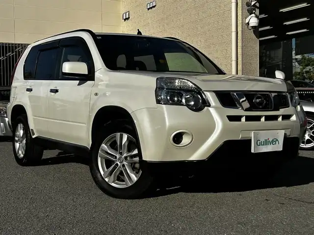 日産 エクストレイル 20X 和歌山県 2012(平24)年 6.2万km クリスタルホワイトパール carrozzeia製ナビ(フルセグTV/FM/AM/CD/SD)/ETC/シートヒーター/ダウンヒルアシスト/４WD/取扱説明書/保証書