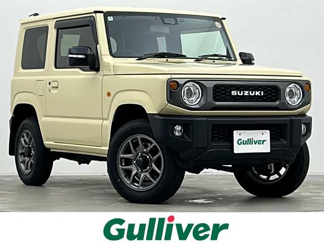 スズキ ジムニー XC 宮城県 2024(令6)年 0.7万km シフォンアイボリーM 4WD/純正ナビ/(AM/FM/BT/TV/iPod/SD/USB/CD/DVD)/バックカメラ/ビルトインETC/前後ドライブレコーダー/クルーズコントロール/ダウンヒルアシストコントロール/プッシュスタート/スマートキー/スペアキー/オートライト/オートマチックハイビーム/LEDヘッドライト/フォグランプ/ヘッドライトウォッシャー/ヘッドライトレベライザー/純正16インチアルミホイール/社外フロアマット