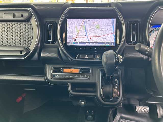 スズキ ハスラー Jスタイル 福岡県 2021(令3)年 3.9万km ブルーイッシュブラックパール ワンオーナー/純正ナビ/TV(フルセグ)/純正フロアマット/シートヒーター/AM/FM/USB/DISC /ipod/smartphoeLink/電動格納ミラー/アイドリングストップ/横滑り防止/車線逸脱センサー/プリクラッシュ/パーキングセンサー/ETC（ビルド）/ハンズフリー/オートライト/プッシュスタート