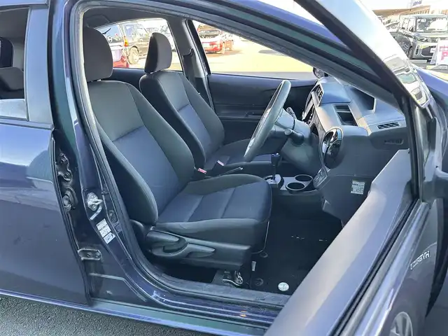 トヨタ アクア S 宮城県 2015(平27)年 9.9万km ダークバイオレットマイカメタリック 社外メモリナビ（MDV-L500）/・CD/DVD/・Bluetooth/・フルセグTV/バックカメラ/ETC/スマートキー＆プッシュスタート/スペアキー1本/電動格納ミラー/純正フロアマット/ドアバイザー/Wエアバッグ