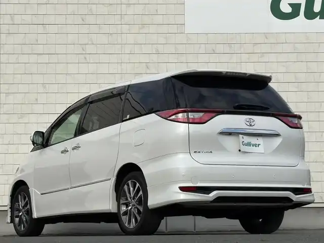 トヨタ エスティマ アエラス プレミアム 岩手県 2016(平28)年 4.7万km ホワイトパールクリスタルシャイン 禁煙車/ワンオーナー/4WD(切替)/ハーフレザー/純正11型フリップダウンモニター/両側パワースライドドア/デジタルインナーミラー/AC100V/フロント/サイドカメラ/運転席パワーシート/純正9インチナビ/→フルセグTV/Bluetooth/CD/DVD/FM/AM/バックカメラ/ステアリングスイッチ/クルーズコントロール/レーンキープアシスト/衝突軽減システム/横滑り防止装置/リアコーナーセンサー/オートライト/オートハイビーム/LEDヘッドライト/〇プッシュスタート/〇電動格納ミラー/〇ウィンカーミラー/〇ドアバイザー/〇フロアマット/〇シガーソケット/前後ドライブレコーダー/ビルトインETC/オットマン