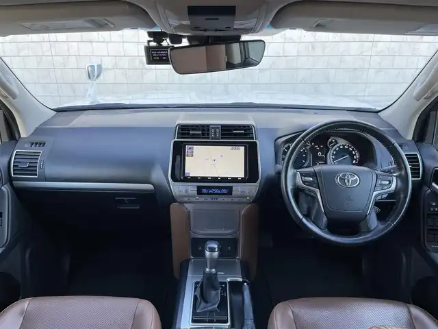 トヨタ ランドクルーザー プラド TX-L 70thアニバーサリーLTD 群馬県 2021(令3)年 5万km ホワイトパールクリスタルシャイン 純正９インチナビ　/フルセグ・ＨＤＭＩ・Ｂｌｕｅｔｏｏｔｈ　/フロント・バックカメラ　/ホワイトレタータイヤ　/前後ドライブレコーダー　/スマートキー２本　/シートエアコン　/茶革　/衝突軽減ブレーキ　/レーンアシスト