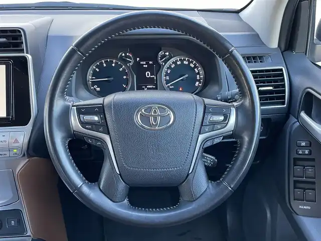 トヨタ ランドクルーザー プラド TX-L 70thアニバーサリーLTD 群馬県 2021(令3)年 5万km ホワイトパールクリスタルシャイン 純正９インチナビ　/フルセグ・ＨＤＭＩ・Ｂｌｕｅｔｏｏｔｈ　/フロント・バックカメラ　/ホワイトレタータイヤ　/前後ドライブレコーダー　/スマートキー２本　/シートエアコン　/茶革　/衝突軽減ブレーキ　/レーンアシスト