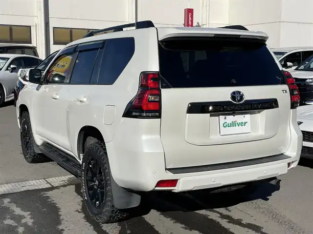 トヨタ ランドクルーザー プラド TX-L 70thアニバーサリーLTD 群馬県 2021(令3)年 5万km ホワイトパールクリスタルシャイン 純正９インチナビ　/フルセグ・ＨＤＭＩ・Ｂｌｕｅｔｏｏｔｈ　/フロント・バックカメラ　/ホワイトレタータイヤ　/前後ドライブレコーダー　/スマートキー２本　/シートエアコン　/茶革　/衝突軽減ブレーキ　/レーンアシスト