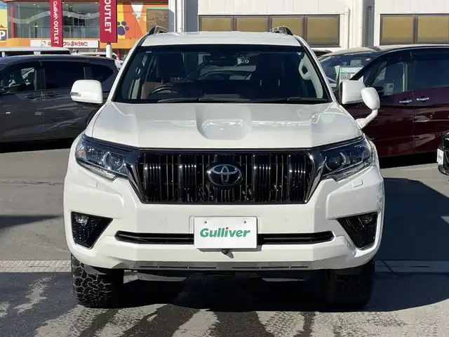 トヨタ ランドクルーザー プラド TX-L 70thアニバーサリーLTD 群馬県 2021(令3)年 5万km ホワイトパールクリスタルシャイン 純正９インチナビ　/フルセグ・ＨＤＭＩ・Ｂｌｕｅｔｏｏｔｈ　/フロント・バックカメラ　/ホワイトレタータイヤ　/前後ドライブレコーダー　/スマートキー２本　/シートエアコン　/茶革　/衝突軽減ブレーキ　/レーンアシスト