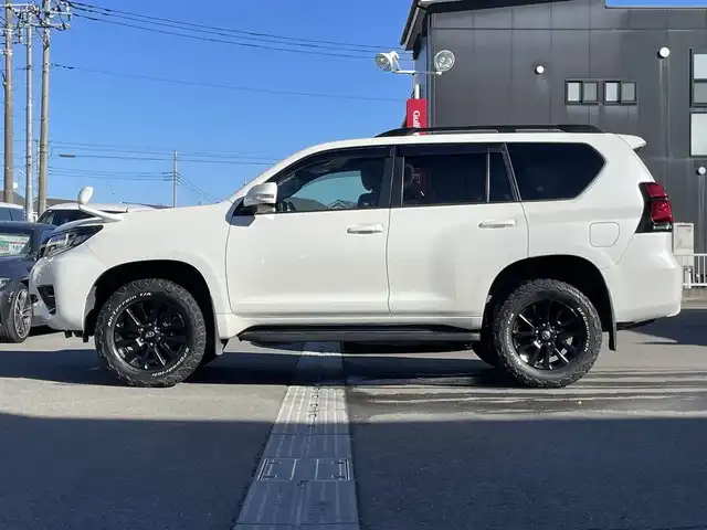 トヨタ ランドクルーザー プラド TX-L 70thアニバーサリーLTD 群馬県 2021(令3)年 5万km ホワイトパールクリスタルシャイン 純正９インチナビ　/フルセグ・ＨＤＭＩ・Ｂｌｕｅｔｏｏｔｈ　/フロント・バックカメラ　/ホワイトレタータイヤ　/前後ドライブレコーダー　/スマートキー２本　/シートエアコン　/茶革　/衝突軽減ブレーキ　/レーンアシスト