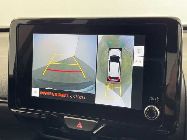 トヨタ ヤリスクロス ハイブリッド Z 群馬県 2025(令7)年 1万km ブラックマイカ 純正８型デイスプレイオーディオ　全周囲カメラ　ドラレコ　ビルトインＥＴＣ２．０　レーンアシスト　オートハイビーム　シートヒーター　ステアリングヒーター　ハーフレザー　衝突被害軽減システム　ＬＥＤ　禁煙