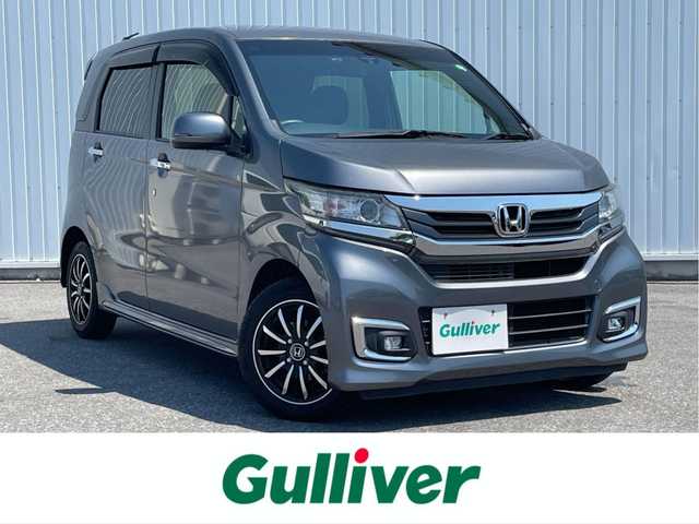 ホンダ Ｎ ＷＧＮ カスタム G ターボパッケージ 滋賀県 2017(平29)年 4.3万km シャイニンググレーM 純正SDナビ/・Bluetooth/ワンセグ/・CD/DVD/バックカメラ/革巻きステアリング/ステアリングリモコン/パドルシフト/ETC/ドライブレコーダー/クルーズコントロール/シートリフター/シティブレーキアクティブシステム/LEDオートライト/フォグライト/プッシュスタート/スマートキー