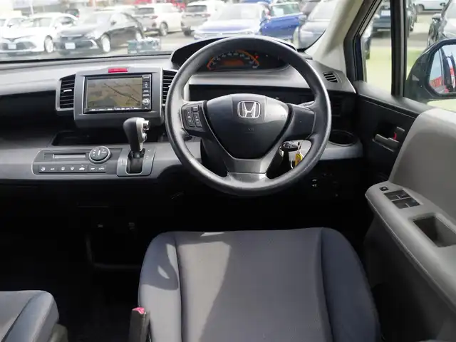 ホンダ フリード Gエアロ Lパッケージ 千葉県 2015(平27)年 6.6万km プレミアムナイトブルーパール 左パワースライドドア/右イージークローザードア/純正HDDナビ/地デジTV/【DVD/CD再生機能】/バックカメラ/ETC/HID/純正15インチアルミホイル/キーレス