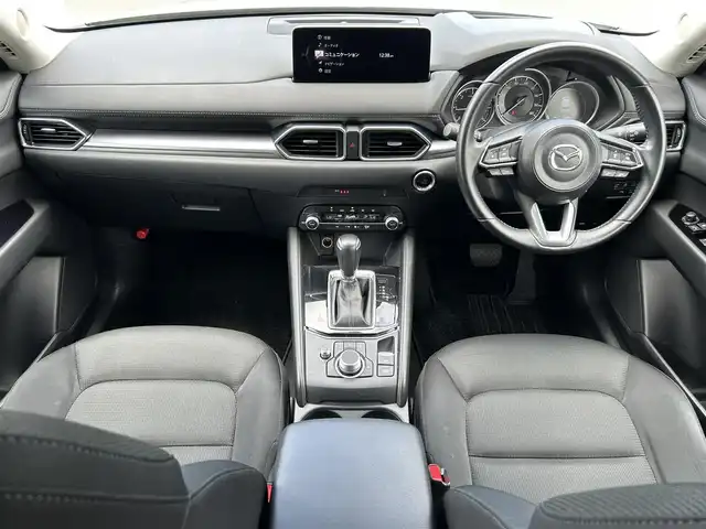 マツダ ＣＸ－５ XD スマートエディション 愛媛県 2021(令3)年 5.4万km スノーフレイクホワイトパールマイカ 純正１０インチナビ/アップルカープレイ/・Bluetooth/フルセグＴＶ/３６０°カメラ/ETC/前後ドライブレコーダー/ブラインドスポットモニター/衝突軽減ブレーキ/レーダークルーズ/レーンキープアシスト/クリアランスソナー/純正エンジンスターター/純正フロアマット/純正17インチAW/スマートキー/スペアキー/取扱説明書