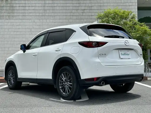 マツダ ＣＸ－５ XD スマートエディション 愛媛県 2021(令3)年 5.4万km スノーフレイクホワイトパールマイカ 純正１０インチナビ/アップルカープレイ/・Bluetooth/フルセグＴＶ/３６０°カメラ/ETC/前後ドライブレコーダー/ブラインドスポットモニター/衝突軽減ブレーキ/レーダークルーズ/レーンキープアシスト/クリアランスソナー/純正エンジンスターター/純正フロアマット/純正17インチAW/スマートキー/スペアキー/取扱説明書