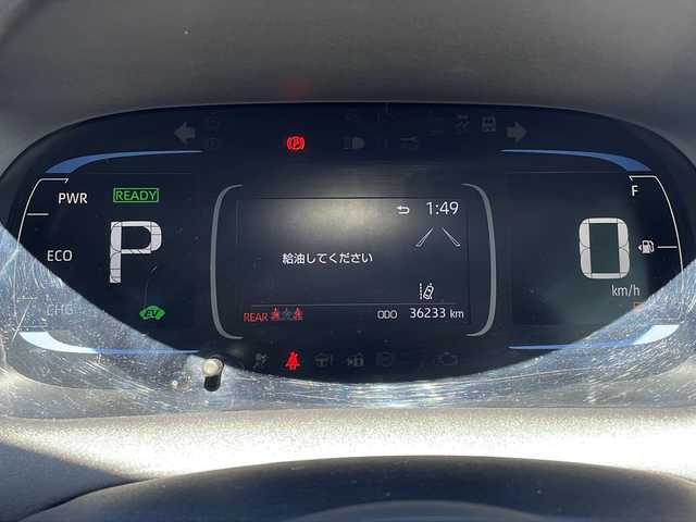 トヨタ アクア X 山口県 2022(令4)年 3.7万km シルバーM 純正ディスプレイオーディオ/コネクティッドナビキット付き/フルセグテレビ/Bluetoothオーディオ/トヨタセーフティセンス/パノラミックビューモニター/パーキングサポートブレーキ/インテリジェントクリアランスソナー/ETC/前後ドライブレコーダー/LEDライト/ドアバイザー/社外15インチアルミホイール