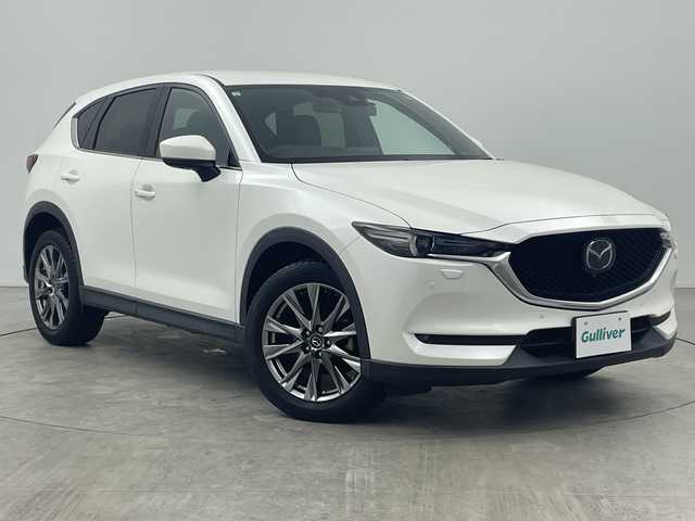 マツダ ＣＸ－５ XD エクスクルーシブモード 三重県 2019(平31)年 3.1万km スノーフレイクホワイトパールマイカ 禁煙車/純正ナビ/AM/FM/CD/DVD/BT/USB/AUX/フルセグTV/360°カメラ/電動リアゲート/衝突軽減ブレーキ/BSM/LKA/レーダークルーズ/HUD/コーナーセンサー（前後）/レザーシート/パワーシート（前席）/シートメモリ（D席）/シートヒーター /エアーシート/電子パーキングブレーキ/パドルシフト/革巻きステアリング/ステアリングスイッチ /LEDヘッドライト/ドライブレコーダー/ETC2.0/純正フロアマット/純正アルミホイール/スペアキー