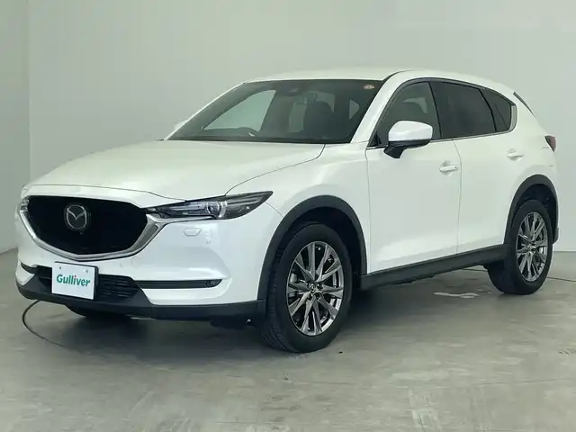 マツダ ＣＸ－５ XD エクスクルーシブモード 三重県 2019(平31)年 3.1万km スノーフレイクホワイトパールマイカ 禁煙車/純正ナビ/AM/FM/CD/DVD/BT/USB/AUX/フルセグTV/360°カメラ/電動リアゲート/衝突軽減ブレーキ/BSM/LKA/レーダークルーズ/HUD/コーナーセンサー（前後）/レザーシート/パワーシート（前席）/シートメモリ（D席）/シートヒーター /エアーシート/電子パーキングブレーキ/パドルシフト/革巻きステアリング/ステアリングスイッチ /LEDヘッドライト/ドライブレコーダー/ETC2.0/純正フロアマット/純正アルミホイール/スペアキー