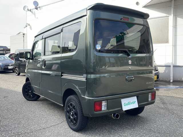スズキ エブリイ JOINターボ 福井県 2021(令3)年 1.3万km クールカーキPM ワンオーナー/保証書/取扱説明書/リモコンキー/社外ナビゲーション/フルセグテレビ/バックカメラ/ヘッドライトレベライザー/５MF/社外マフラー/純正フロアマット/純正ドアバイザー/電動格納ミラー