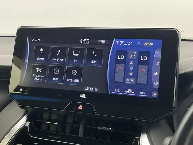 トヨタ ハリアー ハイブリッド Z 新潟県 2021(令3)年 4.9万km ホワイトパールクリスタルシャイン 純正ディラーオプションナビ/JBLサウンド/フルセグTV/ミラキャスト/Bluetooth/追従型クルーズコントロール/横滑り防止装置/前後コーナーセンサー/BSM/HUD/パワーバックドア/オートライト/オートマチックハイビーム/全方位カメラ/ミラー一体型ドライブレコーダー/純正LEDヘッドライト/純正フロアマット/純正アルミホイール