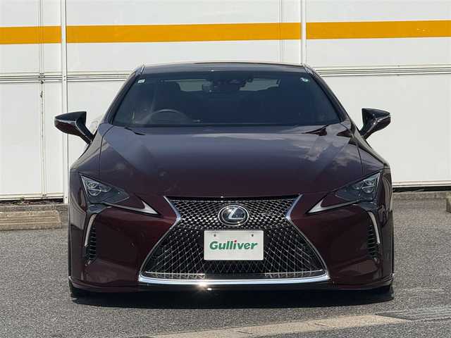 レクサス ＬＣ 500 Sパッケージ 愛知県 2017(平29)年 1.9万km ガーネットレッドマイカ /禁煙車//マークレビンソン//TRDエアロ//CFRPルーフ//CFRPスカーフプレート//Direct Shift10AT//アクティブリヤウィング//トルセンLSD//LDH//VDIM//21インチ鍛造AW/RFT//RS-Rダウンサス//スペーサー//カラーHUD//10.3インチディスプレイナビ//フルセグ/BT/USB/MSV//CD/DVD/microSD/AUX//ステアリング連動バックカメラ//ビルトインETC2.0//ドライブレコーダー//本革×アルカンターラシート//パワーシート&ランバーサポート/D席メモリー式//シートヒーター/シートベンチレーター//ハンドルヒーター//レクサスセーフティシステム＋//PCS/LKA/ACC/AHB/BSM/RCTA//クリアランスソナー//三眼フルLEDヘッドライト//コーナリングライト//リヤフォグランプ//パドルシフト//TRC//ドライブモード//SPORT＋/SPORT/Comfort/ECO/SNOWモード//ABH//革巻きステアリング/ステアリングリモコン//電動格納ステアリング//電動チルト&テレスコピックステアリング//オートリトラクタブルウィンカーミラー//プッシュスタート/スペアスマートキー//純正フロアマット/純正ラゲージマット//保証書/取扱説明書/ナビ取扱説明書//点検整備記録簿H30.31R1.2.3.4.6