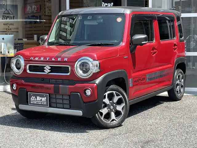 スズキ ハスラー HYBRID X ターボ 福島県 2020(令2)年 3.1万km フェニックスレッドパール/ガンメタリック2トーンルーフ 8インチナビ/フルセグ/CD/DVD/BT/全方位モニター/オートクルーズコントロール/前席シートヒーター/障害物センサー/LEDヘッドライト/フォグランプ