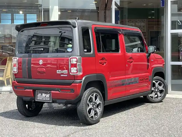 スズキ ハスラー HYBRID X ターボ 福島県 2020(令2)年 3.1万km フェニックスレッドパール/ガンメタリック2トーンルーフ 8インチナビ/フルセグ/CD/DVD/BT/全方位モニター/オートクルーズコントロール/前席シートヒーター/障害物センサー/LEDヘッドライト/フォグランプ