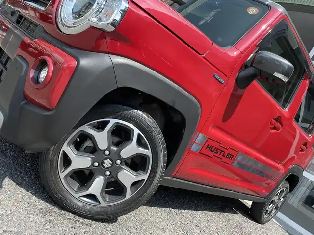 スズキ ハスラー HYBRID X ターボ 福島県 2020(令2)年 3.1万km フェニックスレッドパール/ガンメタリック2トーンルーフ 8インチナビ/フルセグ/CD/DVD/BT/全方位モニター/オートクルーズコントロール/前席シートヒーター/障害物センサー/LEDヘッドライト/フォグランプ