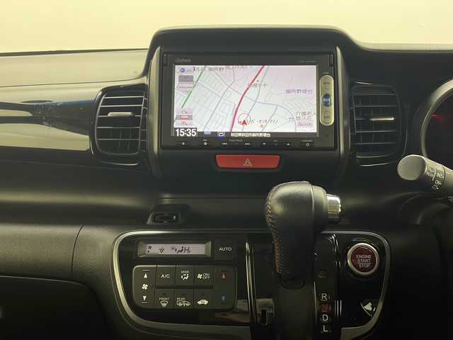 ホンダ Ｎ ＢＯＸ カスタム G SSパッケージ 秋田県 2015(平27)年 5.2万km ミラノレッド ワンオーナー/４WD/安心パッケージ/ナビ装着用スペシャルパッケージ/純正ギャザーズナビ/　CD/DVD/SD/USB/ワンセグ/バックカメラ/ETC/衝突軽減ブレーキ/横滑り防止/前席シートヒーター/アイドリングストップ/HIDヘッドライト/フォグライト/オートライト/プッシュスタート/スマートキー/純正フロアマット/ドアバイザー/オートエアコン/プッシュスタート/フォグライト/ウィンカーミラー/革巻きステアリング/両側ぱわースライドドア/ホンダECON/スタリングリモコン