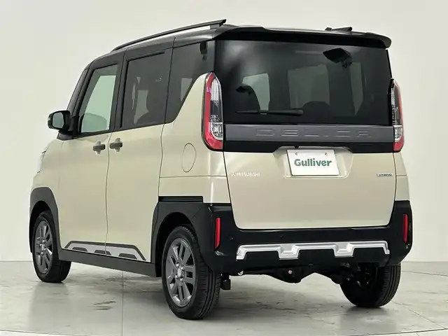 三菱 デリカミニ T プレミアム 大阪府 2025(令7)年 0.1千km ベージュⅡ e-Assist/　・衝突軽減ブレーキ/　・踏み間違い防止アシスト/　・車線逸脱警報機能/　・車線逸脱防止機能/　・オートマチックハイビーム/　・先行車発進お知らせ機能/　・標識認識機能/　・レーダークルーズコントロール/純正ディスプレイオーディオ/　（Bluetooth/USB）/アラウンドビューモニター/両側パワースライドドア/ハーフレザーシート/シートヒーター/LEDヘッドライト/フォグランプ/純正15インチアルミホイール/デジタルインナーミラー/スマートキー