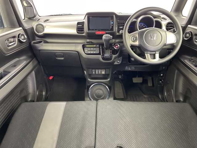 ホンダ Ｎ ＢＯＸ スラッシュ G Lパッケージ 鹿児島県 2016(平28)年 4.5万km アッシュグリーンメタリック ワンオーナー/純正ナビ/（AM/FM/CD/DVD/Bluetooth/フルセグ）/バックカメラ/ビルトインETC/ステアリングリモコン/電子パーキング/電格ミラー/純正フロアマット/サウンドマッピングシステム/横滑り防止装置/チップアップシート/ヘッドライトレベライザー/保証書/取扱説明書