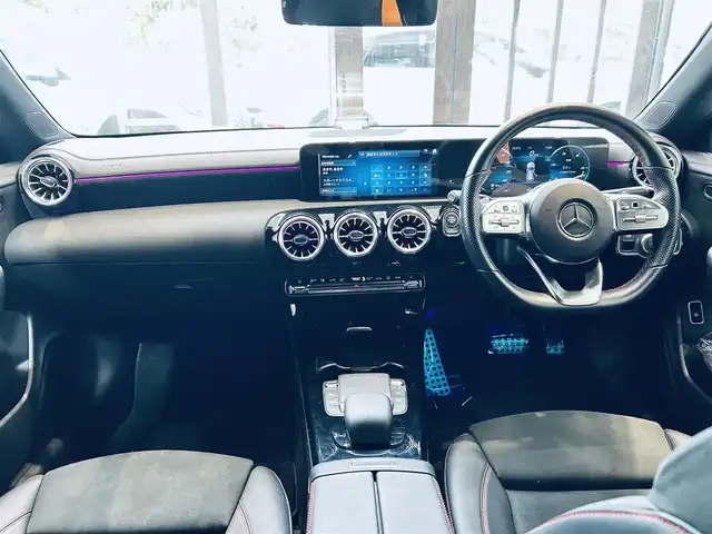 メルセデス・ベンツ ＣＬＡ２００ｄ Sブレーク AMGライン 大阪府 2021(令3)年 4.3万km ポーラホワイト レーダーセーフティP/純正ナビ/ＴＶ/バックカメラ/純正18インチＡＷ/ＬＥＤヘッドライト/アンビエントライト/ＡＣＣ/ブラインドスポット/電動リアゲート/クリアランスソナー/ワイヤレス充電/ハーフ革/メモリ付きパワーシート/シートヒーター