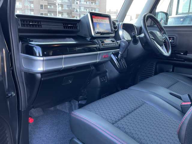 スズキ スペーシア カスタム HYBRID XS 長野県 2021(令3)年 4.2万km ブルーイッシュブラックパール3 禁煙車/ワンオーナー/4WD/純正9インチナビ//Bluetooth/CD/DVD/フルセグTV/全周囲カメラ/USB入力端子/前後ドラレコ/レーダークルーズコントロール/アイドリングストップ/両側パワースライドドア/ハーフレザーシート/前席シートヒーター/ETC/純正AW15インチ/衝突被害軽減システム/横滑り防止装置/レーンキープアシスト/後ろコーナーセンサー/LEDヘッドライト/オートマチックハイビーム/プッシュスタート/スマートキー/スペアキー