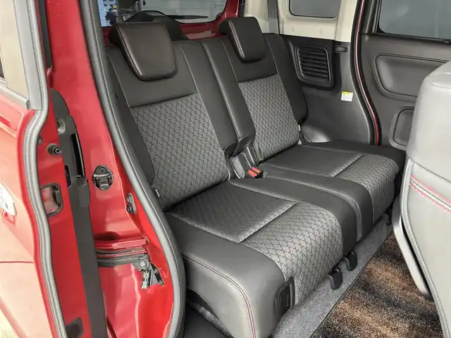 スズキ スペーシア カスタム HYBRID XS 福岡県 2021(令3)年 6万km フェニックスレッドパール/ブルーイッシュブラックパール 純正ナビ/フルセグTV/BT　/全方位カメラ　/両側パワースライドドア　/衝突軽減　/レーダークルーズコントロール　/レーンキープ　/コーナーセンサー　/横滑り防止　/シートヒーター　/ＨＵＤ　/アイドリング　/TVキャンセラー/純正１５インチＡＷ　/ＬＥＤ