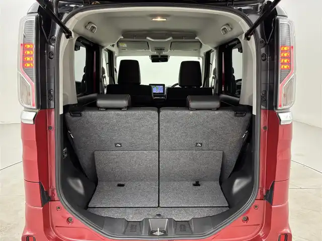 スズキ スペーシア カスタム HYBRID XS 福岡県 2021(令3)年 6万km フェニックスレッドパール/ブルーイッシュブラックパール 純正ナビ/フルセグTV/BT　/全方位カメラ　/両側パワースライドドア　/衝突軽減　/レーダークルーズコントロール　/レーンキープ　/コーナーセンサー　/横滑り防止　/シートヒーター　/ＨＵＤ　/アイドリング　/TVキャンセラー/純正１５インチＡＷ　/ＬＥＤ