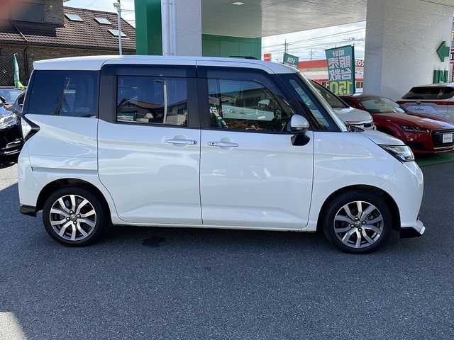 トヨタ タンク カスタムG－T 埼玉県 2017(平29)年 3.4万km パールホワイトⅢ ワンオーナー/Toyota Safety Sense /プリクラッシュ/レーンアシスト/コーナーセンサー/クルーズコントロール/純正ナビ/・AM/FM/CD/DVD/BT/ワンセグTV/ビルトインETC/両側パワースライドドア/後席用フリップダウンモニター/LEDヘッドライト/フォグランプ/前方ドライブレコーダー/プッシュスタート/スマートキー/保証書/取扱説明書
