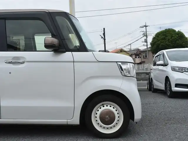 ホンダ Ｎ ＢＯＸ G･EX Hセンシング カッパーブラウンスタイル 神奈川県 2019(平31)年 3.8万km 白Ⅱ カッパールーフ/ホンダセンシング/レーダークルーズコントロール/衝突軽減ブレーキ/誤発進抑制機能/ギャザーズSDナビVXM-195VFi/Bluetoothオーディオ/フルセグTV/DVD/CD/ステアリングリモコン/バックカメラ/ケンウッドツイーター/ETC/両側パワースライドドア/LEDヘッドライト/フロアマット/サイドバイザー/プッシュスタート　スペアあり/保証書/取扱説明書