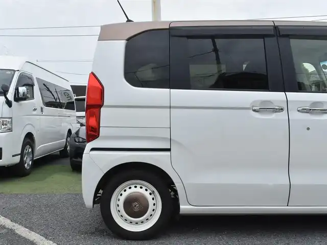 ホンダ Ｎ ＢＯＸ G･EX Hセンシング カッパーブラウンスタイル 神奈川県 2019(平31)年 3.8万km 白Ⅱ カッパールーフ/ホンダセンシング/レーダークルーズコントロール/衝突軽減ブレーキ/誤発進抑制機能/ギャザーズSDナビVXM-195VFi/Bluetoothオーディオ/フルセグTV/DVD/CD/ステアリングリモコン/バックカメラ/ケンウッドツイーター/ETC/両側パワースライドドア/LEDヘッドライト/フロアマット/サイドバイザー/プッシュスタート　スペアあり/保証書/取扱説明書