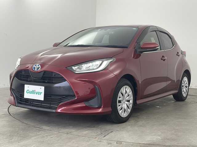 トヨタ ヤリス ハイブリッド Z 兵庫県 2020(令2)年 5.6万km センシュアルレッドマイカ ・純正8インチナビ＆BT＆USB＆Miracast/・シートヒーター/・シートメモリー/・トヨタセーフティセンス/・レーダークルーズコントロール/・レーンディパーチャーアラート/・プリクラッシュセーフティ/・オートマチックハイビーム/・クリアランスソナー/・LEDヘッドライト/・前後ドライブレコーダー/・バックカメラ/・ビルトインETC/・プッシュスタート/・ヘッドライトレベライザー/・スペアキー/・カーテンエアバック